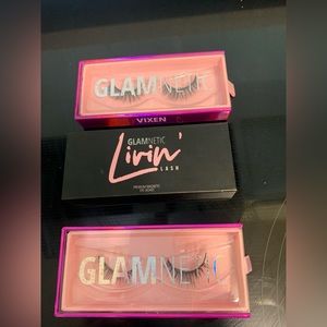 Glamnetic Magnetic lashes with magnetic eyeliner pen. New Never Worn